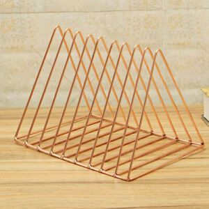 Metal Desk Book Holder Modern Minimalist Bookshelf For Home Office