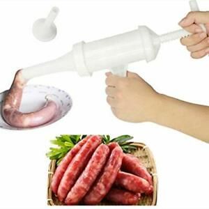BUSOHA Manual Sausage Maker Meat Stuffer Filler Hand Operated Salami Maker Food