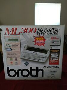 brother ml 300 typewriter