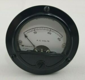 Triplett 49-6807, 0-150 A-C Volts Panel Meter. Used. Fast shipping!!!