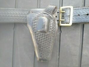 Old school cool police security holster belt combo