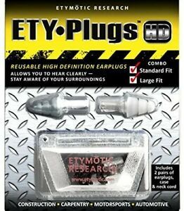 Etymotic ER20 HD Safety Earplugs, High-Definition Hearing Standard Fit