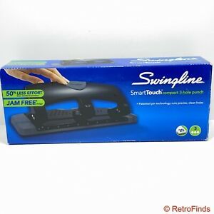 Swingline A7074133 SmartTouch Low Force 20 Sheet Punch Capacity 3- Hole Punch