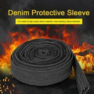 25FT Protective Sleeve Sheath Cable Cover Welding Tig Torch Hydraulic Hose Cover