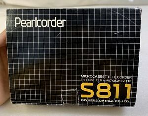 Olympus Pearlcorder S811 Microcassette Recorder BOX/MANUAL/CASSETTE ONLY!!!