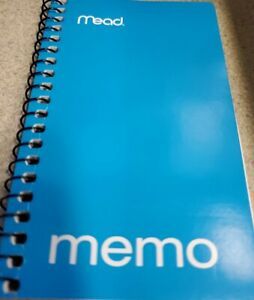 Mead Wirebound Memo Memo Book, College Ruled, 60 Sheets, 5in X 3in