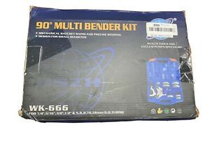 90 Degree Multi Pipe Bender Tube bending Tool Kit Tube Cutter Aluminum WK-666