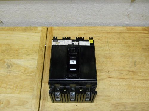 Federal pacific nef433070 70 amp 3 pole 480 volt circuit breaker for sale