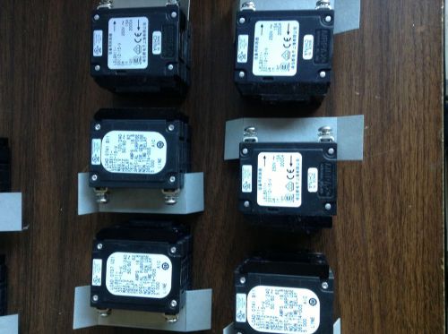 LOT of 6 Airpax Sensata 2-Pole Circuit Breaker LELBX11-33112-15-V