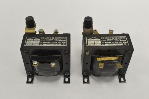 Lot 2 square d eo-2 control transformer 600v primary 120v secondary b228745 for sale