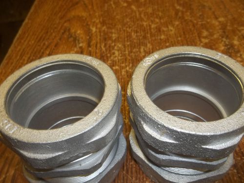 TWO    2&#034;  compression coupling for rigid conduit