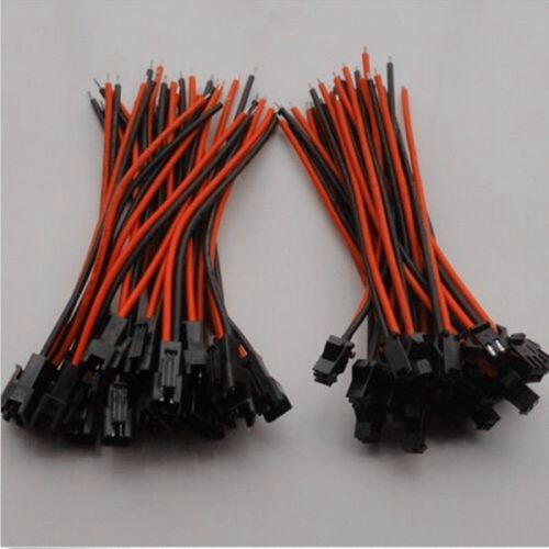 Pro 20sets 2pin jst 12cm male to female wire cable plug connectors for led light for sale