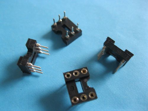 800 x IC Socket Adapter Round 6 Pin headers &amp; (IC)Sockets Pitch 2.54mm X=7.62mm