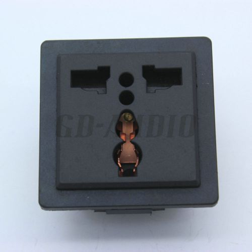 3 holes generic female ac power connector socket 250v 10a universal rohs ce*5pcs for sale