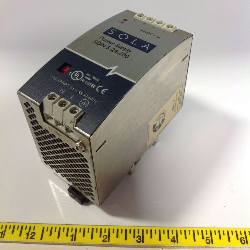 Sola 24vdc 5apower supply sdn 5-24-100 for sale