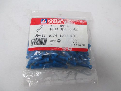 Lot 100 new johnstone supply g21-429 butt connector 16-14 wire terminal d287015 for sale