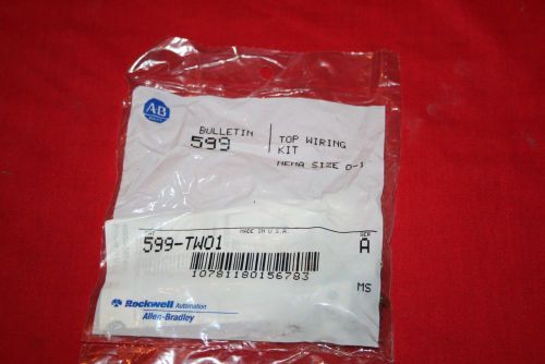 NEW Allen Bradley Top Wiring Kit # 599-TW01 - NEMA Size 0-1 - Sealed in Plastic