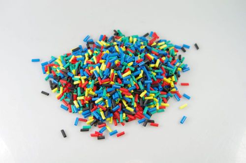 Qty of 1000 mixed color 3mm inner dia 1cm length insulation heat shrink tubing for sale