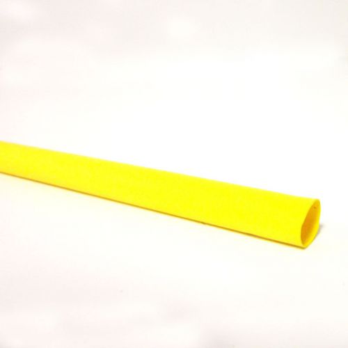 Lot 134 pcs yellow tube heat shrink sleeve tubing sleeving 536ft total 4&#039; x 3/8&#034; for sale