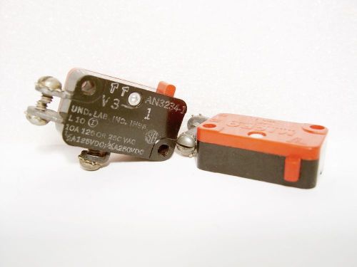 (2) NEW SPDT 10A 125V 250V CNC Micro Pressure Limit Switch V3-1
