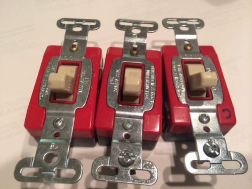 FOUR Way Flush Toggle SwitchW S-896-E  PS 20A 120/277 /WARRANTY