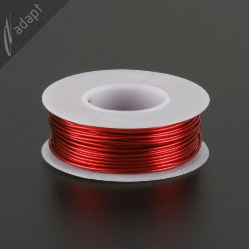 Magnet wire, enameled copper, red, 18 awg (gauge), hpn, 155c, 1/4 lb, 50ft for sale
