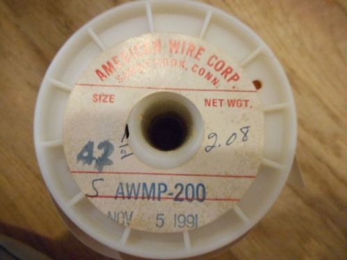 AWG 42-1/2 Copper Magnet Wire / Weight 2.08 lbs. Full Spool  AWMP-200