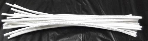 30 pieces of 12&#034; x 3.5mm id heat shrink tubing (30 feet total) white for sale