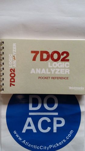 TEKTRONIX MODEL 7D02 LOGIC ANALYZER POCKET REFERENCE MANUAL R3-S24