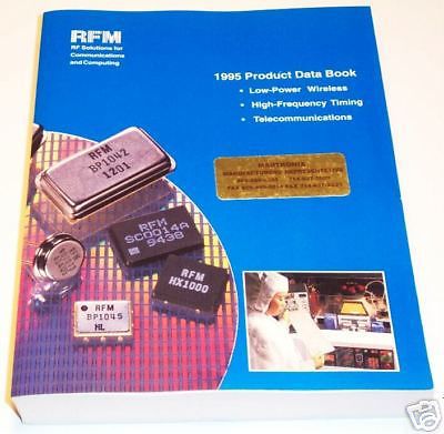 Rf monolithics product data book 1995 wireless telecom for sale