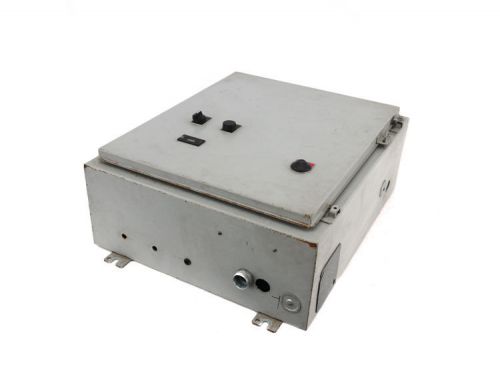 Hammond 1418-E-8 24&#034;x20&#034;x9&#034; Type-12 Industrial Circuit Box Panel Enclosure