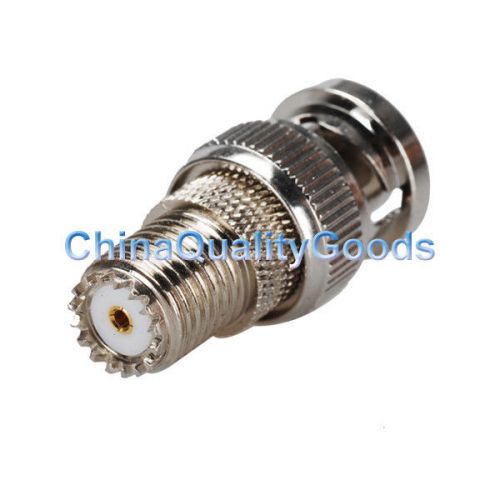 Mini-uhf-bnc adapter mini-uhf female to bnc male straight rf adapter for sale