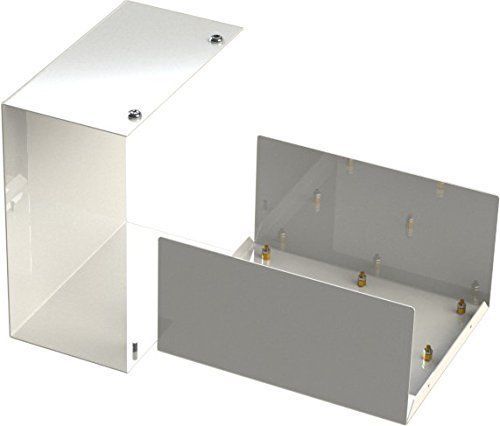 IAASR White DIY Electronic Steel Box Enclosure 7x6.5x3.5