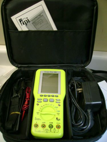 TPI plus 440 scope oscilloscope with case, charger &amp; new batteries.