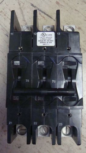 New factory overstock carlyle hh83xb626 circuit  breaker 3 pole 240v for sale
