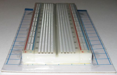 Universal Breadboard - 6.5&#034; x 2.125&#034; - 126 Groups of 5 Terminals - 8 Bus Lines