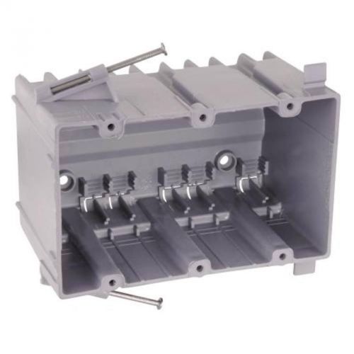 Thermoplastic 3-gang nail-it box sn357 thomas and betts outlet boxes sn357 for sale