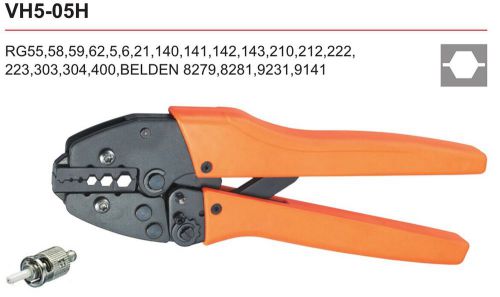 8.1-1.72mm2 vh5-05h energy saving coaxial cable ratchet crimping plier tools for sale