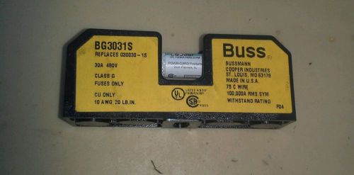 Bussmann bg3031s fuse block,30 a,480vac for sale