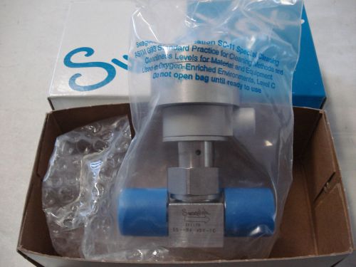 Swagelok ss-4bk-v51-ic valve,ss bellows-sealed,gasketed pc tee stem tip for sale