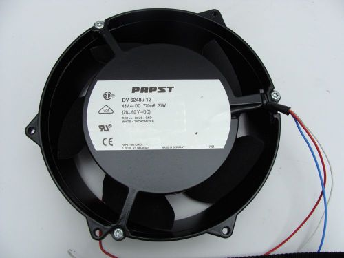 New papst dv 6248/12 48 vdc compact cooling fan 5.5 inch blade diameter for sale