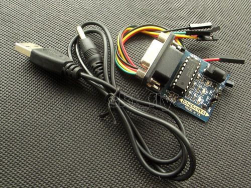 MAX232 RS232 COM Serial to TTL Converter Module Board w/ Jumper &amp; USB