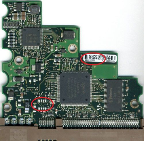 Pcb board for barracuda 7200.7 st340014a 9w2005-311 3.06 hard drive for sale