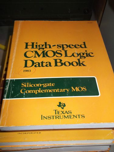 TI Databook HIGH SPEED CMOS LOGIC BOOK 1983 FAMILY