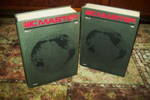 IC MASTER 1982 VERSION VOLUMES I &amp; II HARDBOUND EDITIONS