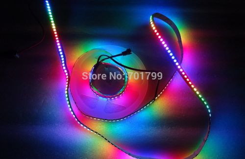 Individually addressable 5V WS2812B Digital RGB LED Flexi-Strip 144 LED 1 Meter