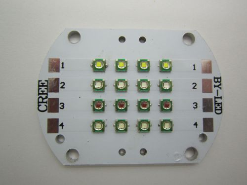 Cree xlamp xpe xp-e 16leds rgbw rgb+white 4 channel led light emitter module for sale