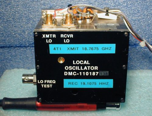 18.5 GHz PLL brick oscillator, 12.2 dBm output