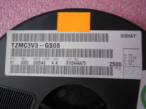 5000 PCS VISHAY TZMC3V3-GS08