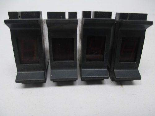 LOT 4 UNICO SINGLE DIGIT LED DISPLAY 9-PIN CONNECTOR D299200